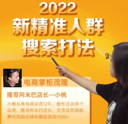 电商掌柜茂隆2022年新精准人群搜索打法（电商掌柜茂隆课程）